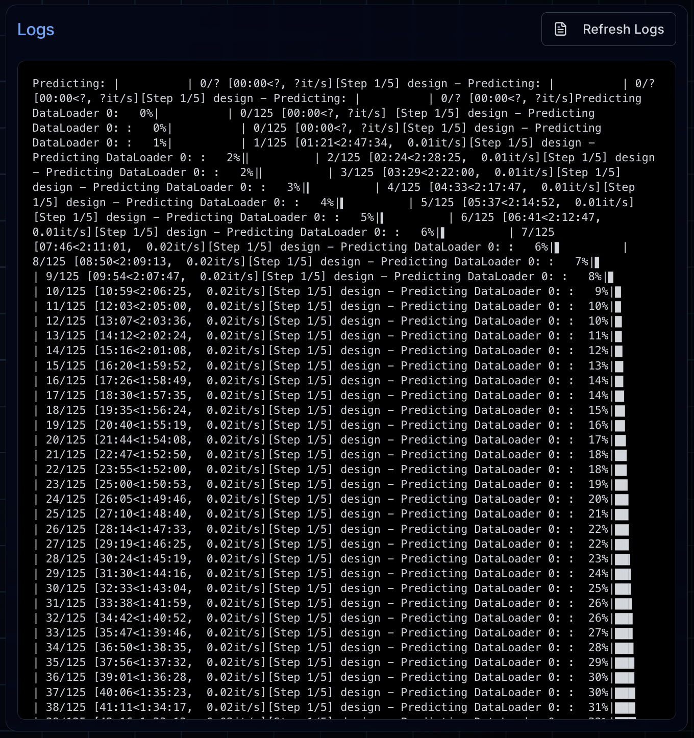 BoltzGen log viewer
